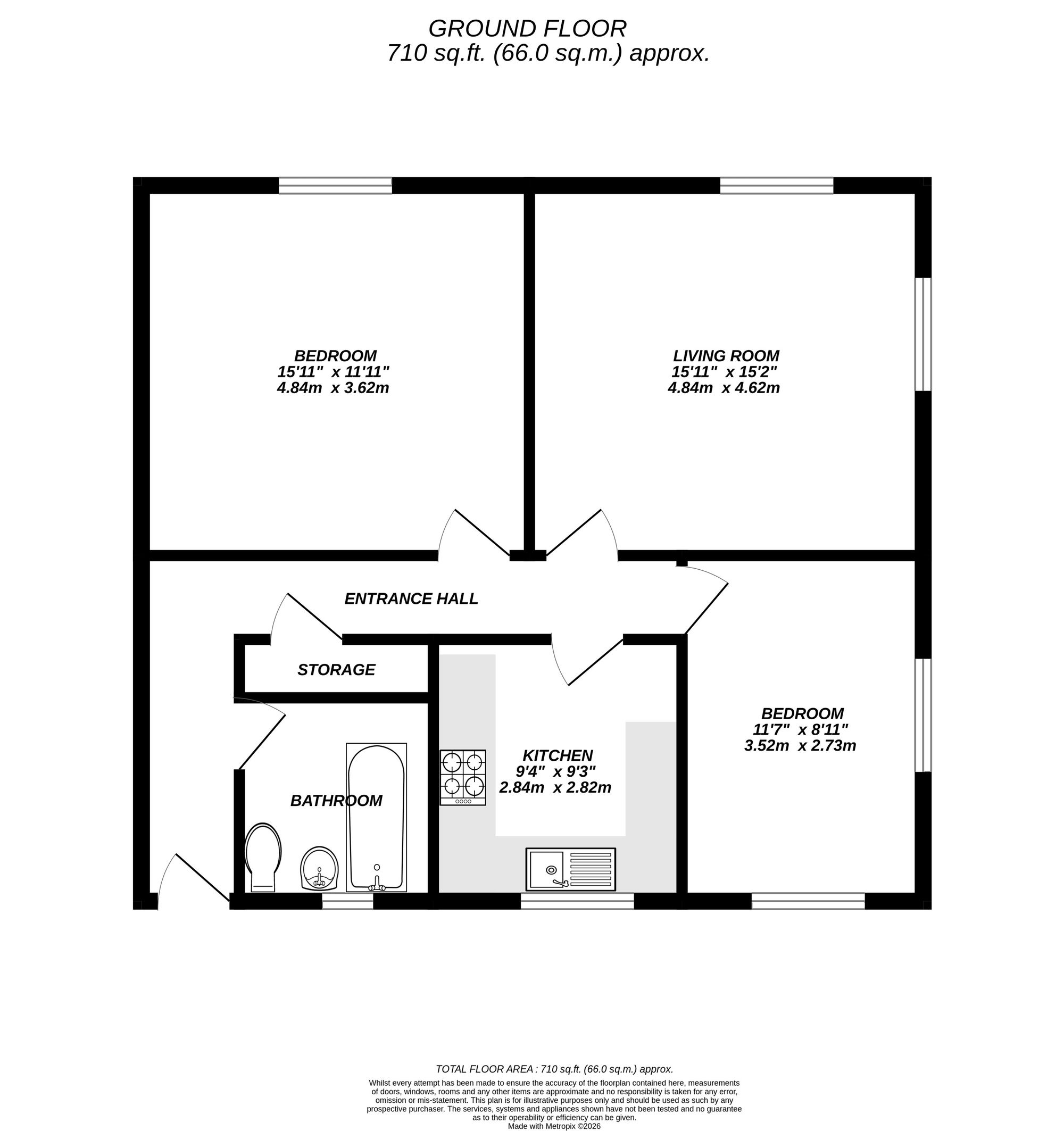 1 Cornwall Court Cornwall Road, Uxbridge floorplan