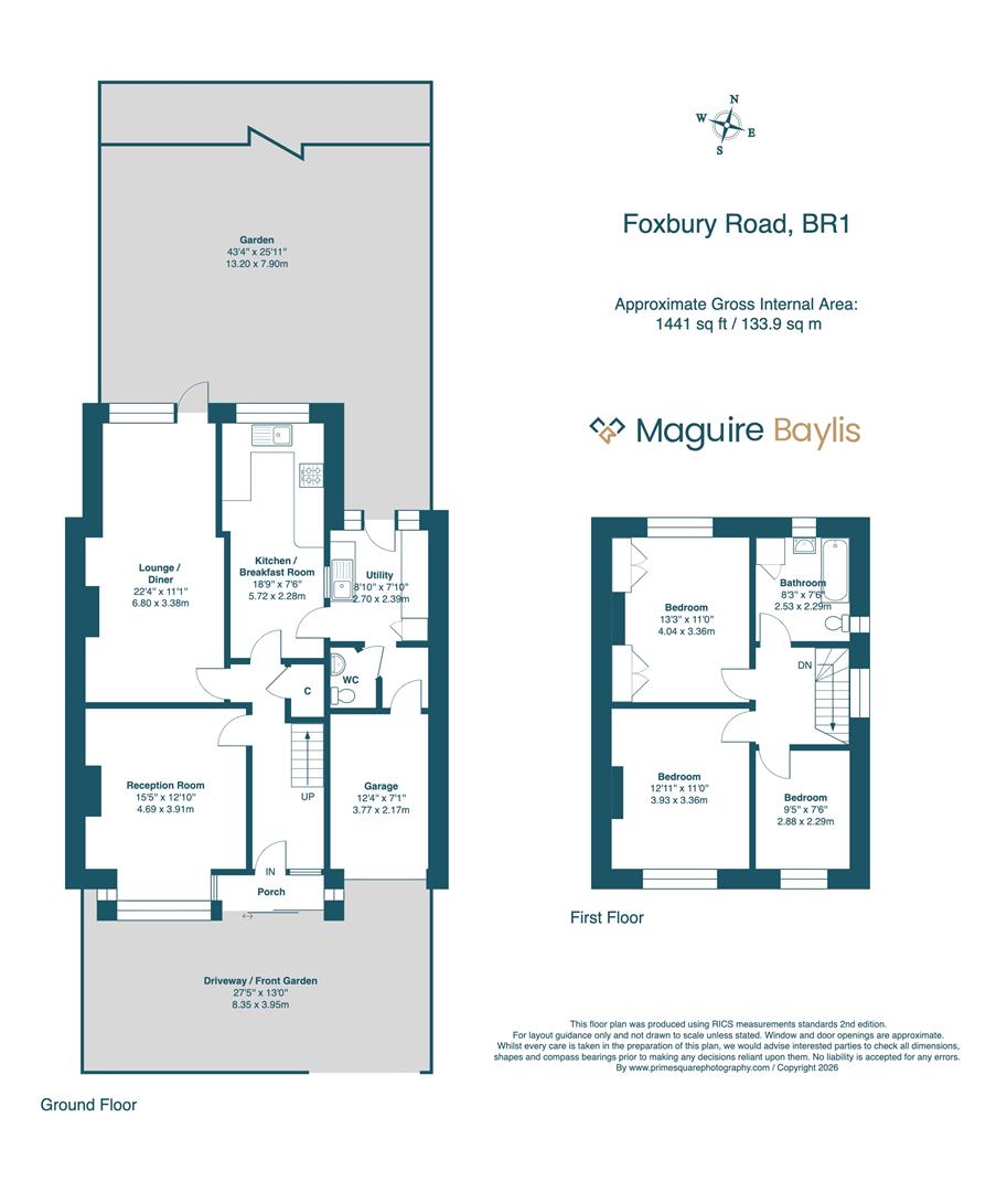 50, Foxbury Road, Bromley floorplan