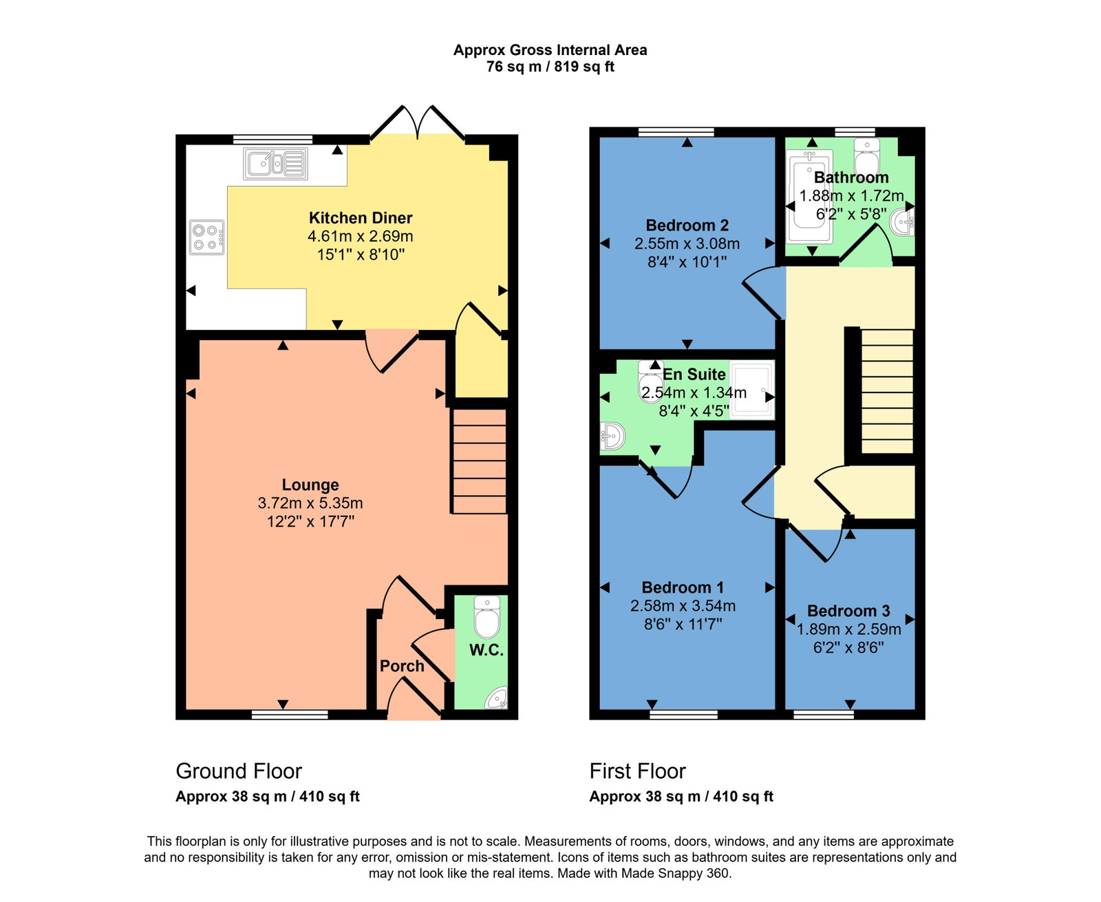 20, Weavers Avenue, Frizington floorplan