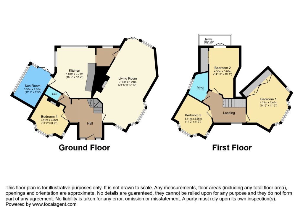74, Garrison Lane, Felixstowe floorplan