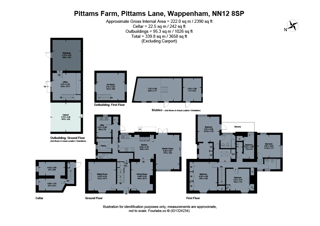 Pittams Farm,, Pittams Lane, Towcester floorplan