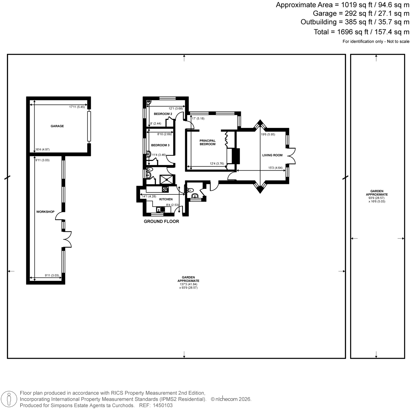Shalimar,, Towpath, Shepperton floorplan