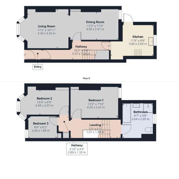 54, St. Aubyn Avenue, Plymouth floorplan
