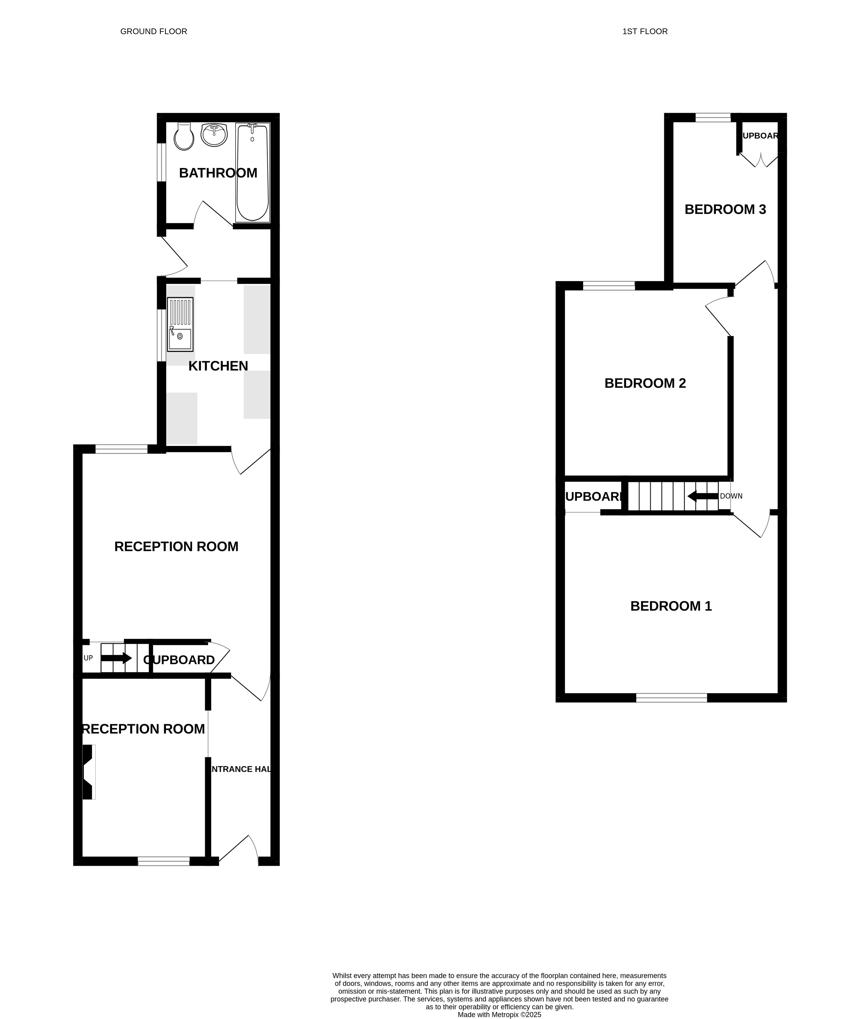 55, Priory Street, Nuneaton floorplan