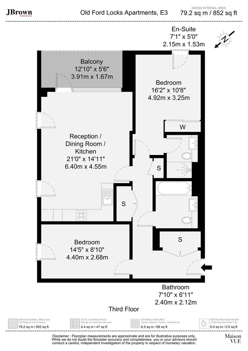 Old Ford Locks Apartments, Old Ford Locks Apartments, London floorplan
