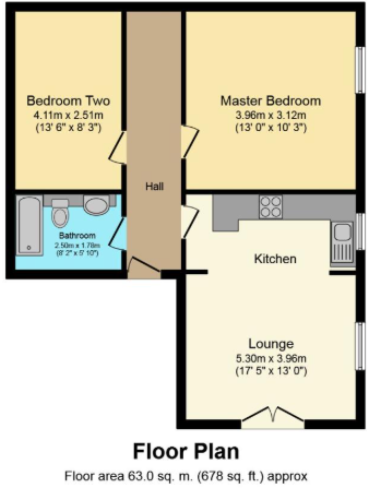 3 Victoria Apartments,, Victoria Street, Ilfracombe floorplan