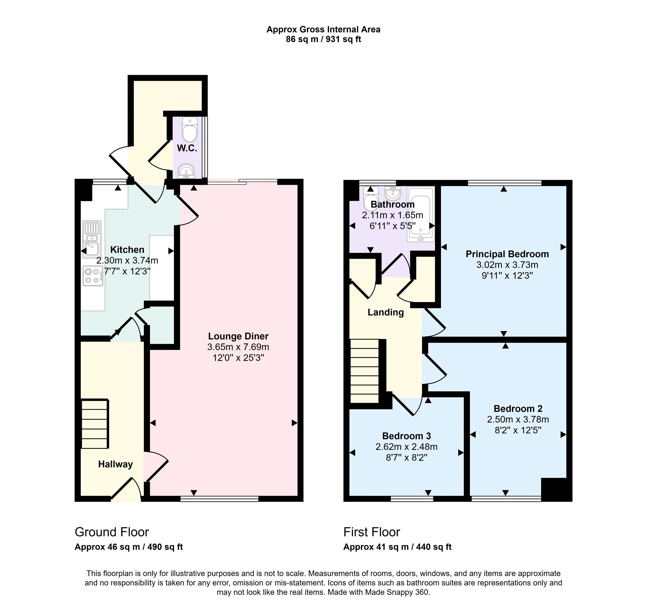 7, Flamank Park, Cornwall floorplan