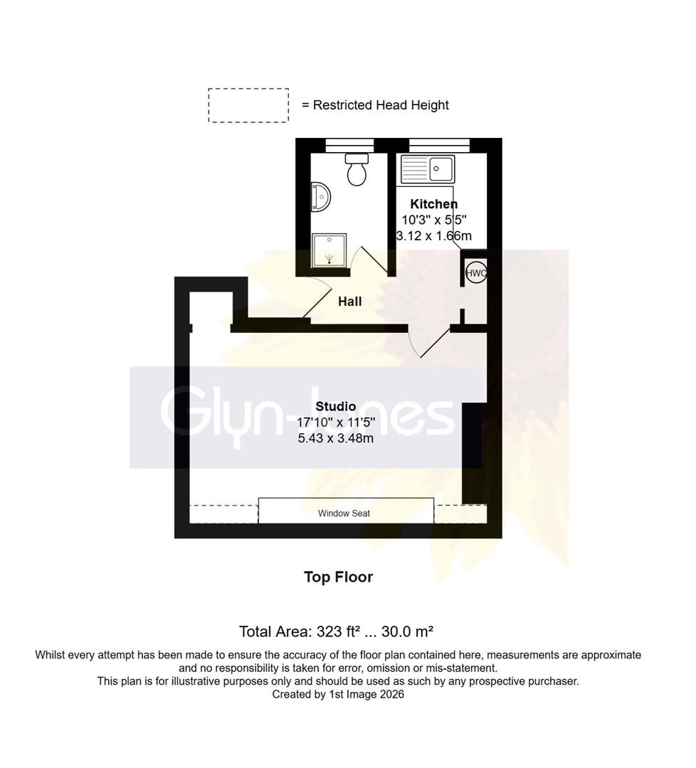 Top Flat, 5, South Terrace, Littlehampton floorplan