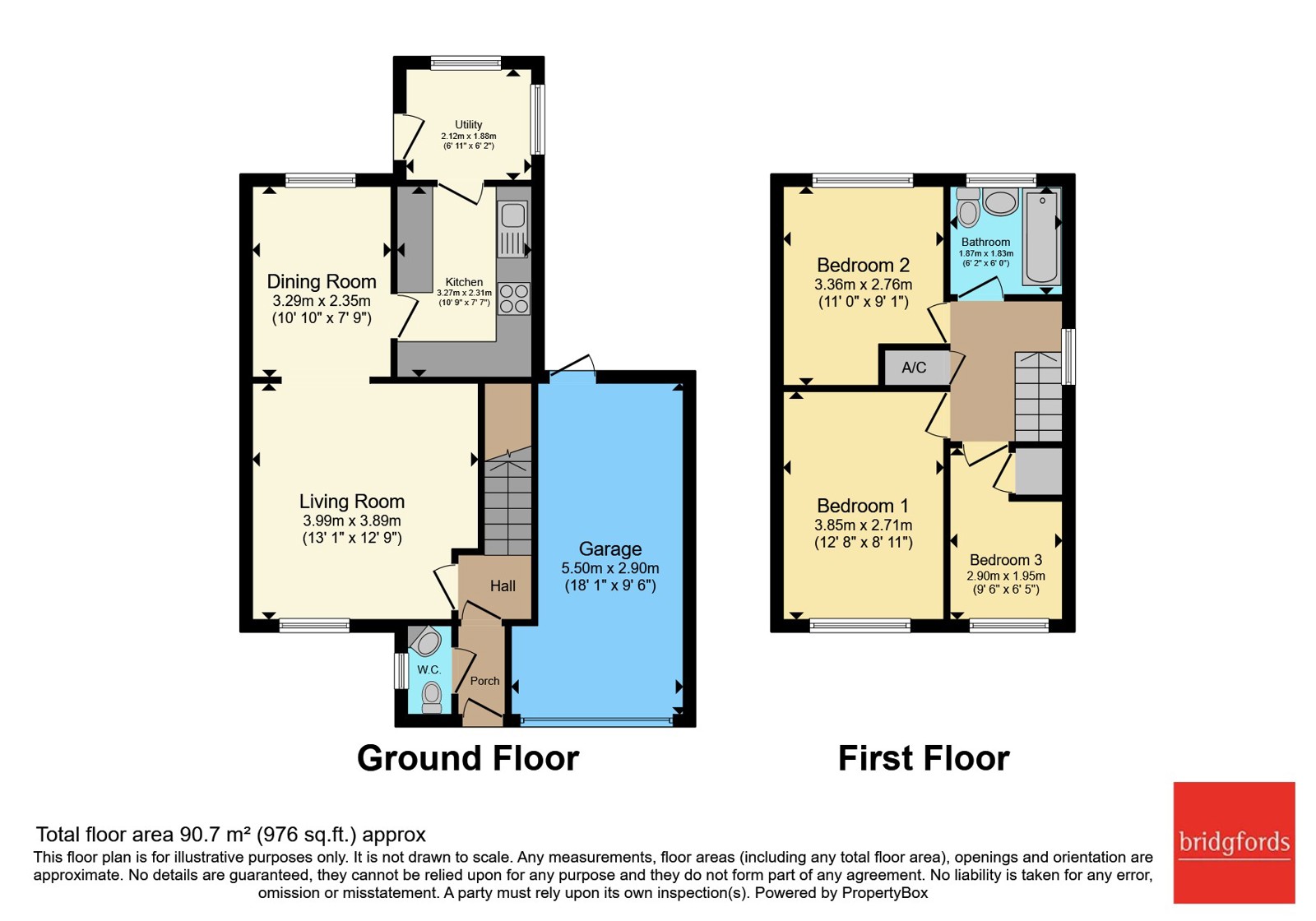 102, Kinross Close, Warrington floorplan