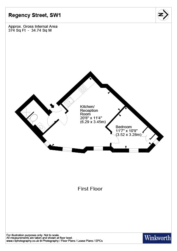 4, 112, Regency Street, London floorplan