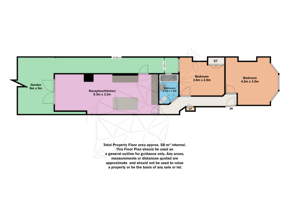Ground Floor Flat 8, Bolton Gardens, London floorplan