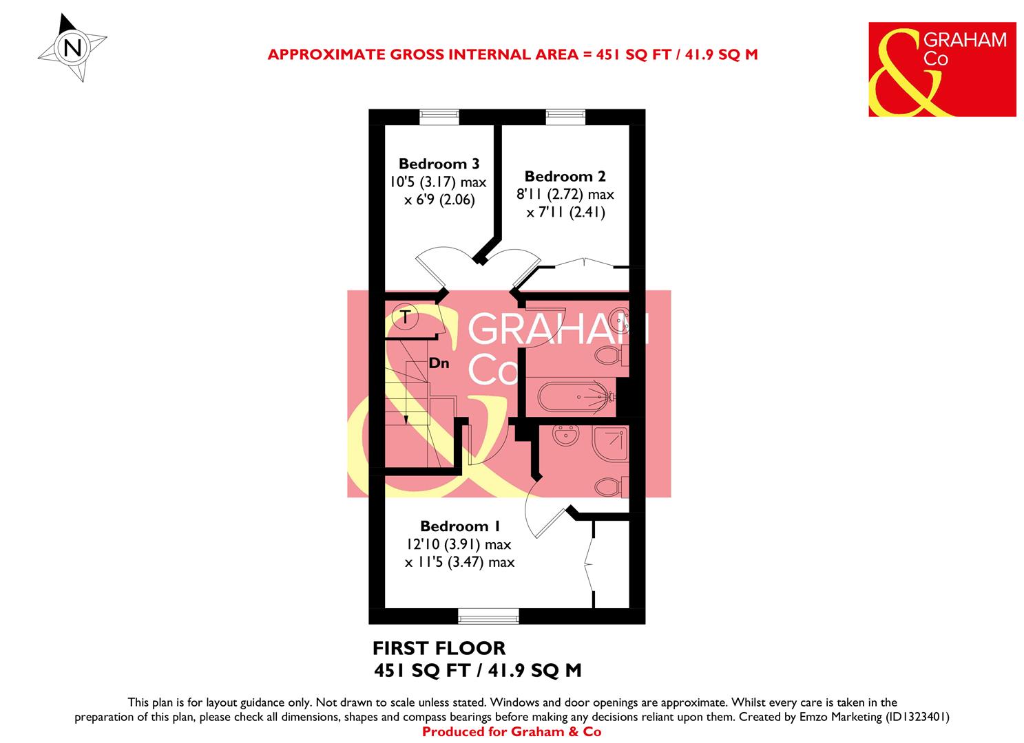 13, Park View, Whitchurch floorplan