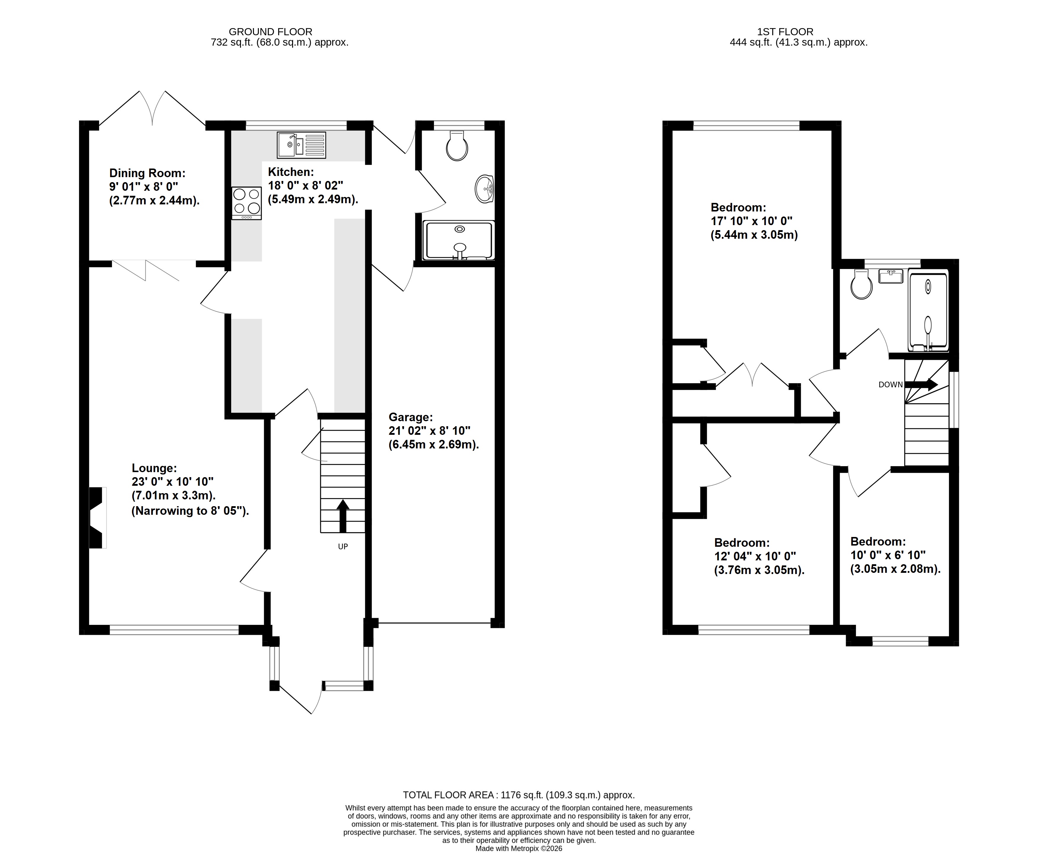 11, Durrant Way, Orpington floorplan
