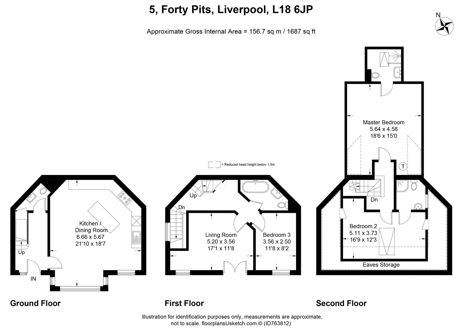 Apartment 5, 282, Allerton Road, Liverpool floorplan