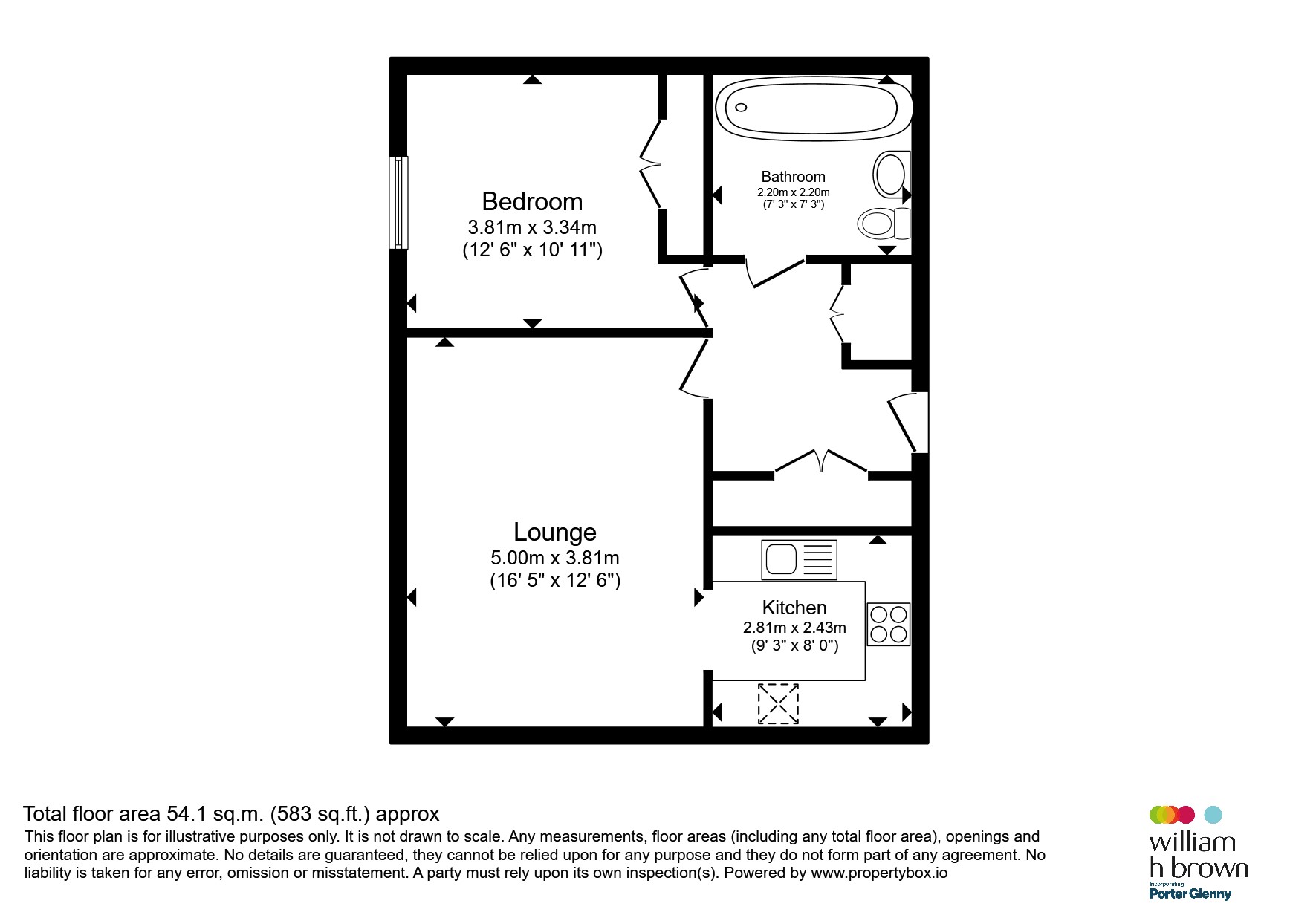 Flat 12, Primula Court, Safflower Lane, Romford floorplan