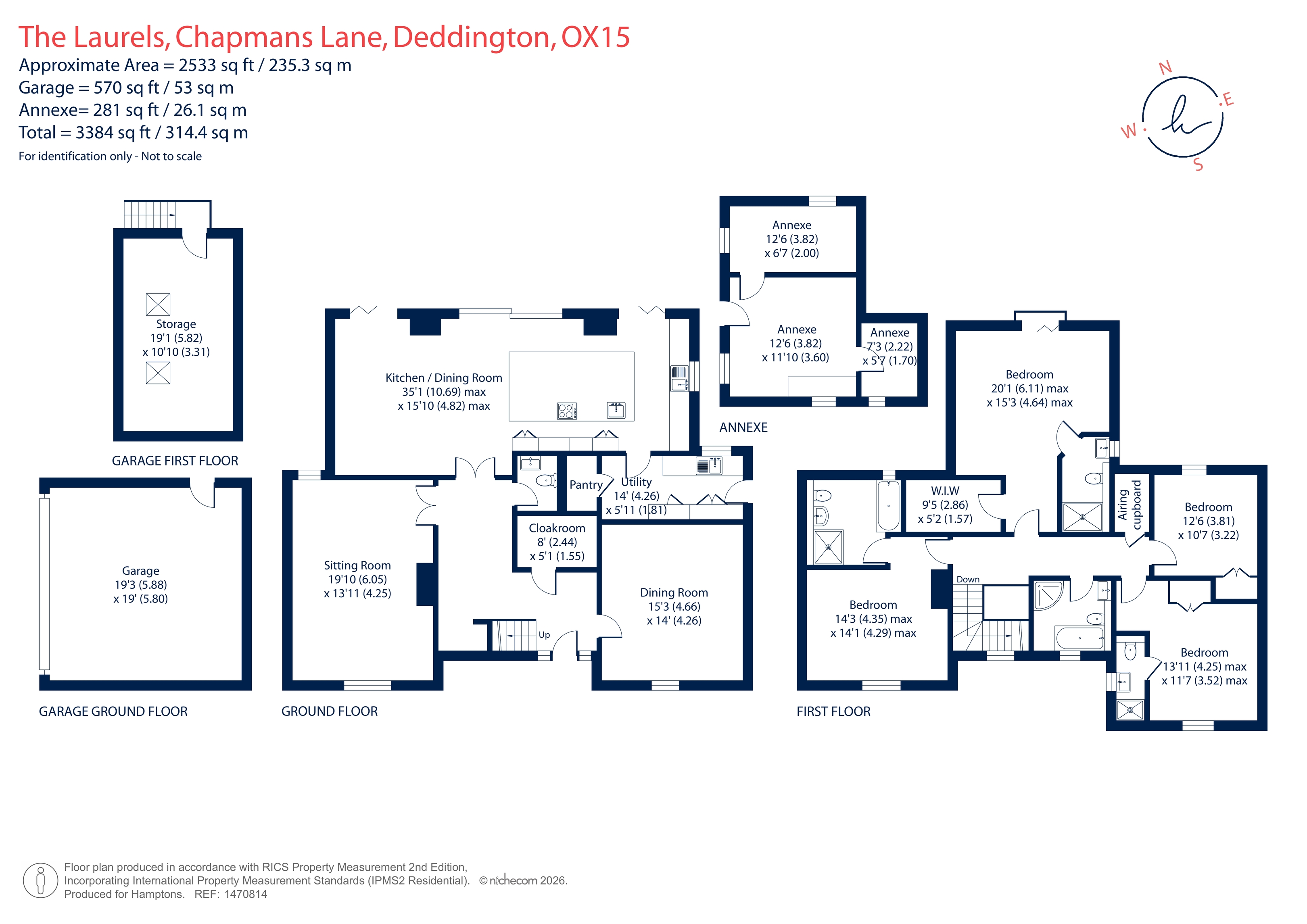 The Laurels, Chapmans Lane, Deddington floorplan