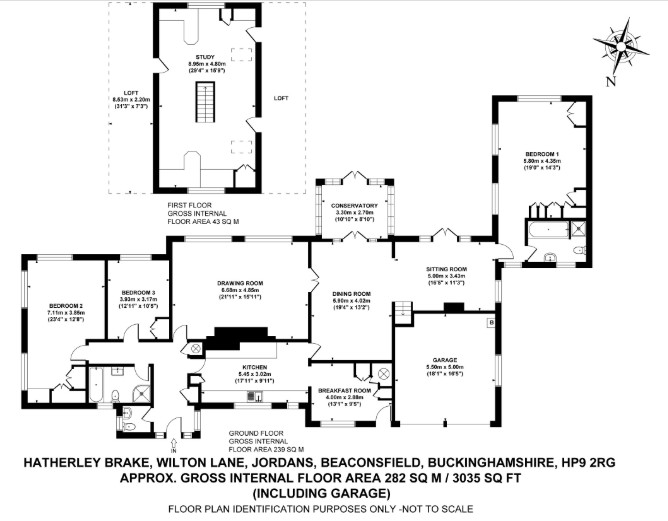 Hatherley Brake, Wilton Lane, Jordans floorplan