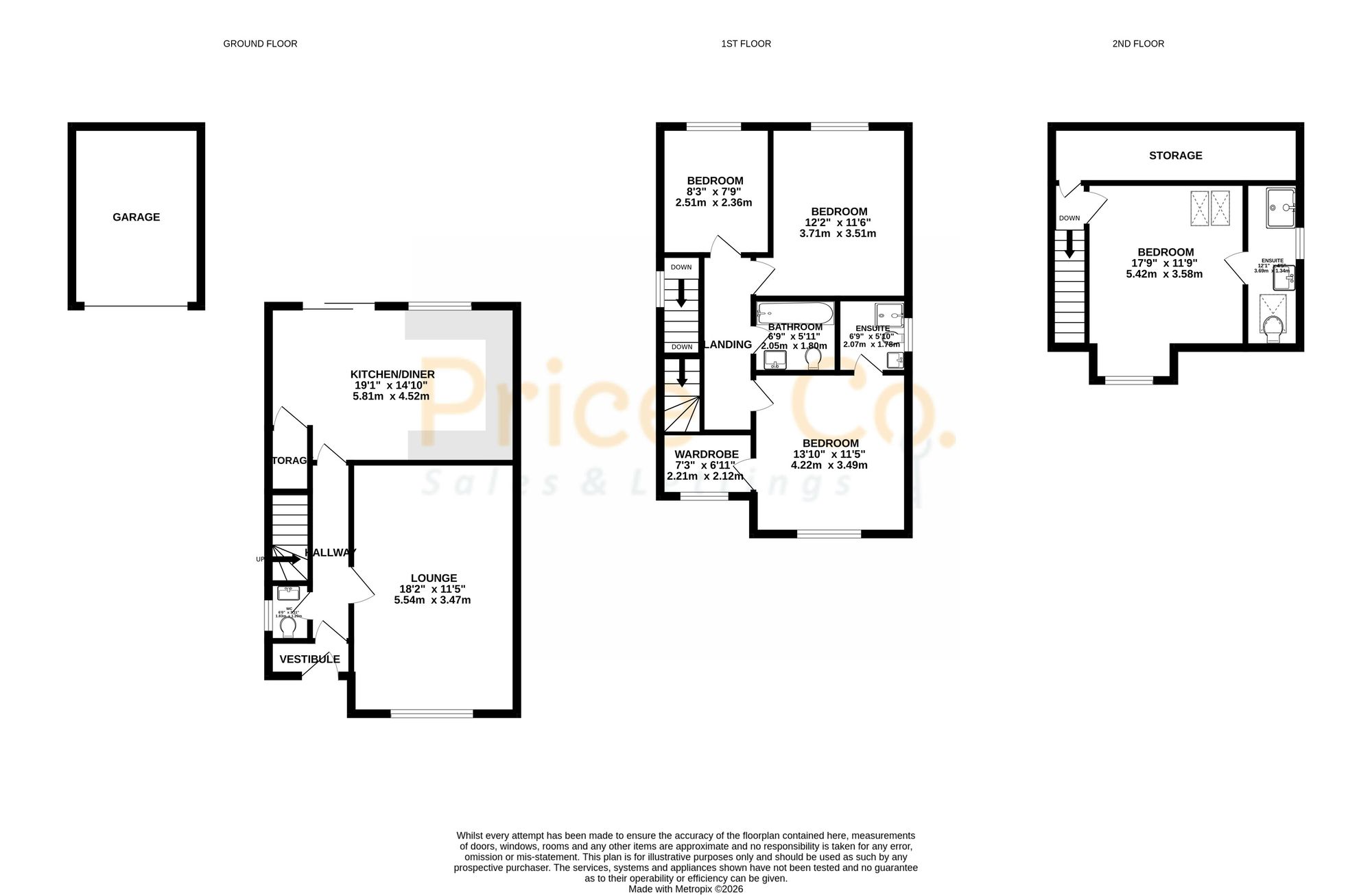 3, Kensington Grove, Bolton floorplan
