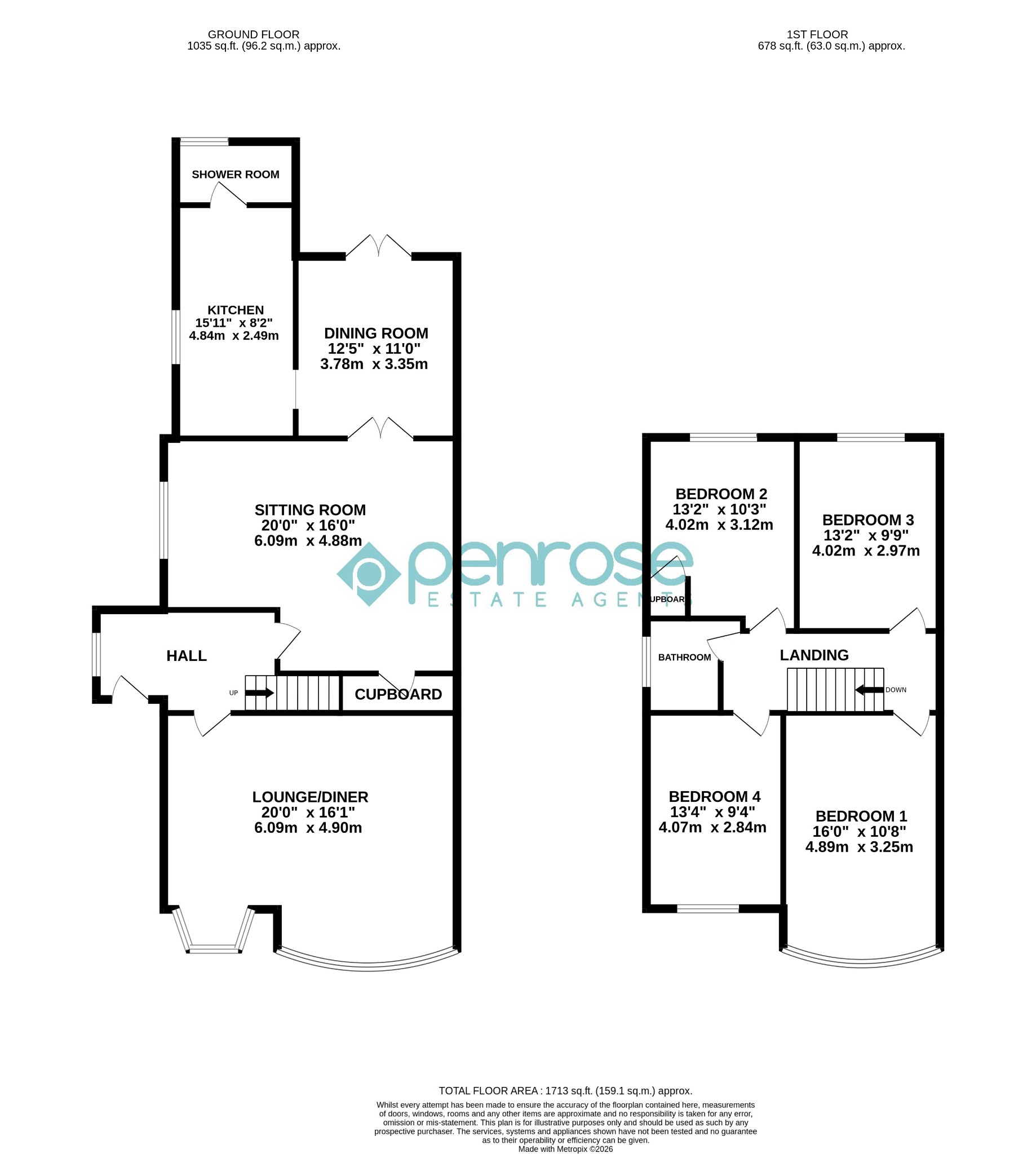 4 Montrose Avenue, Luton, Bedfordshire floorplan