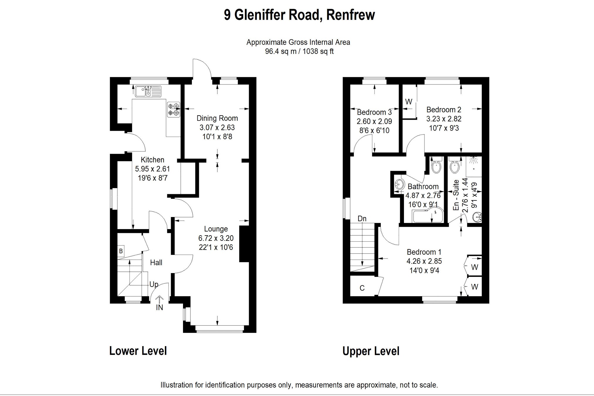 3 Bedrooms Semi-detached house for sale in Gleniffer Road, Renfrew PA4