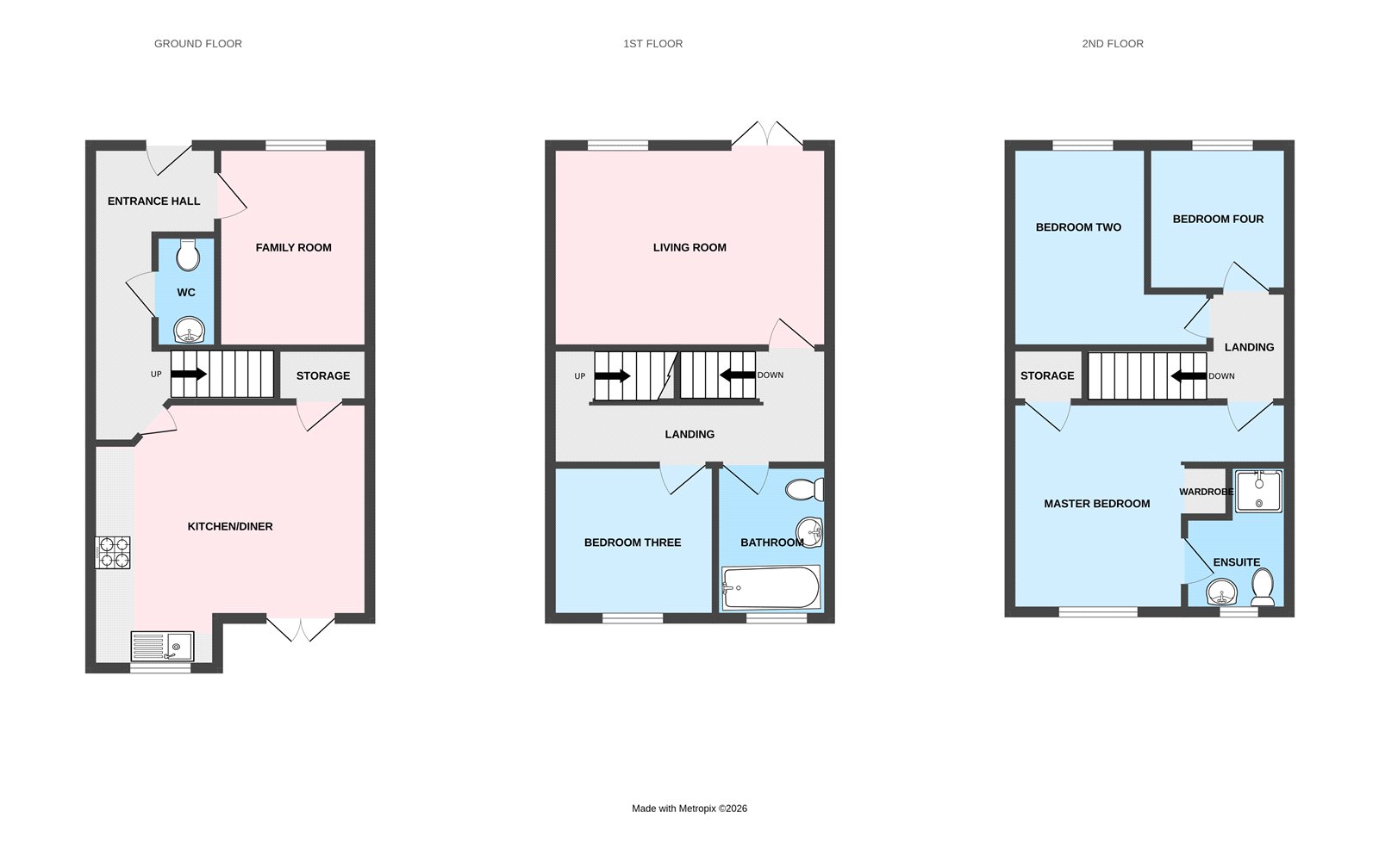 3, Greenock Crescent, Wolverhampton floorplan