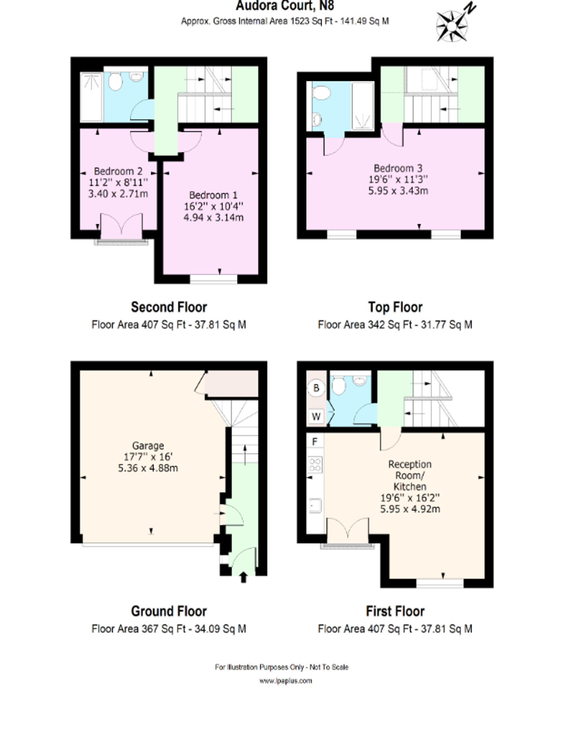 7 Audora Court The Campsbourne, London floorplan