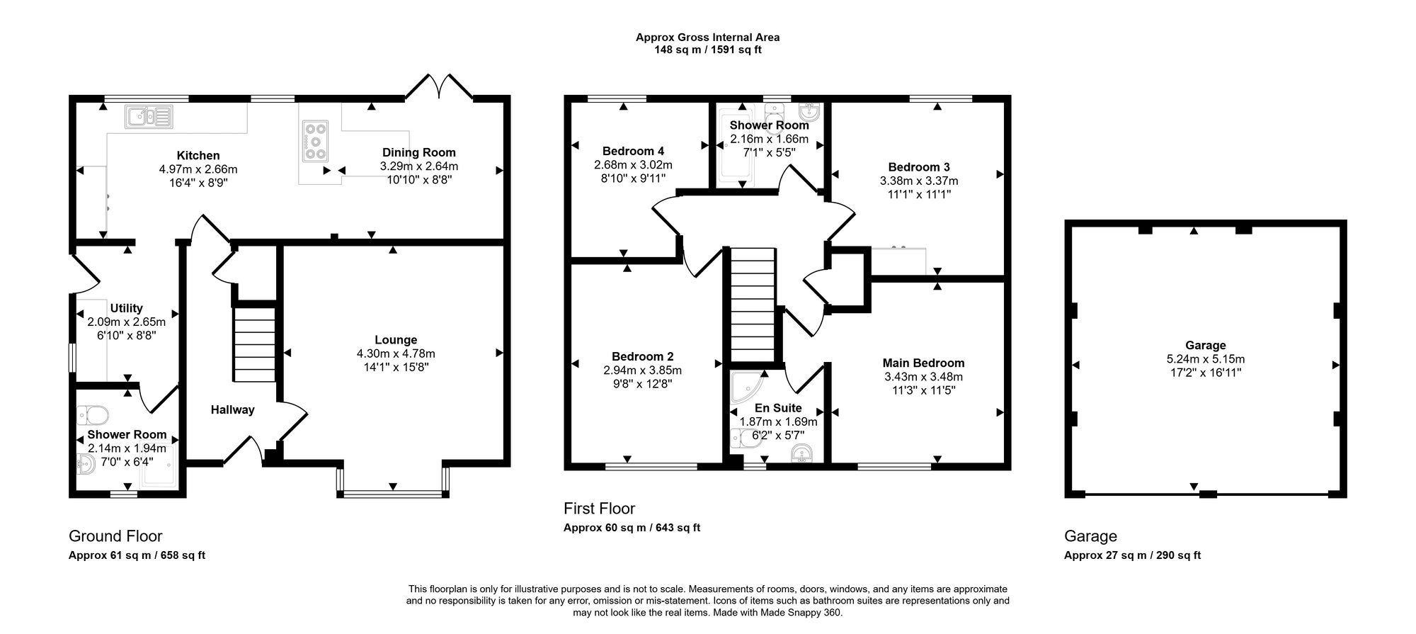 8 Cherrybrook Drive, Wigan floorplan