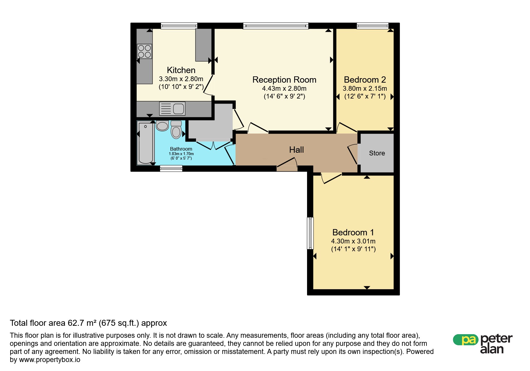 283, Maes-Y-Felin, Bridgend floorplan