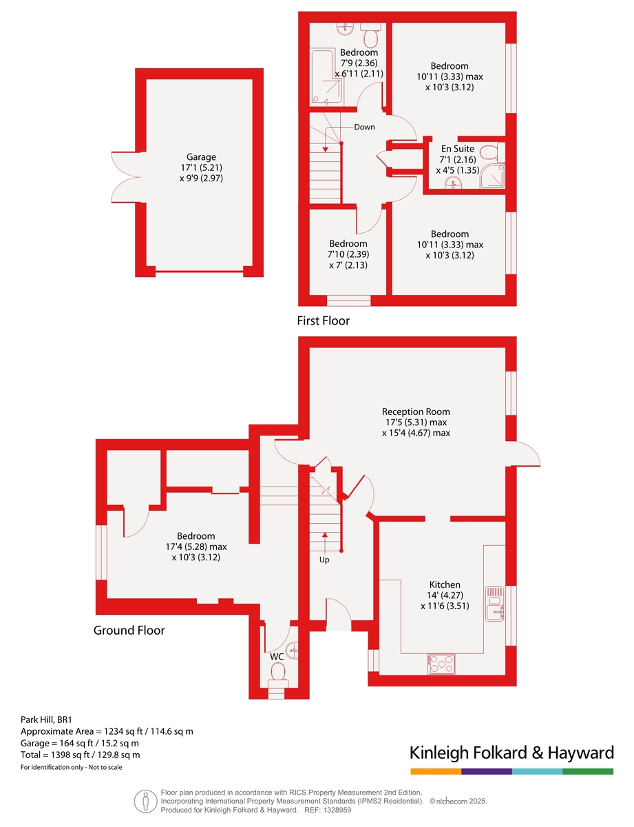 9C,, Park Hill, Bromley floorplan