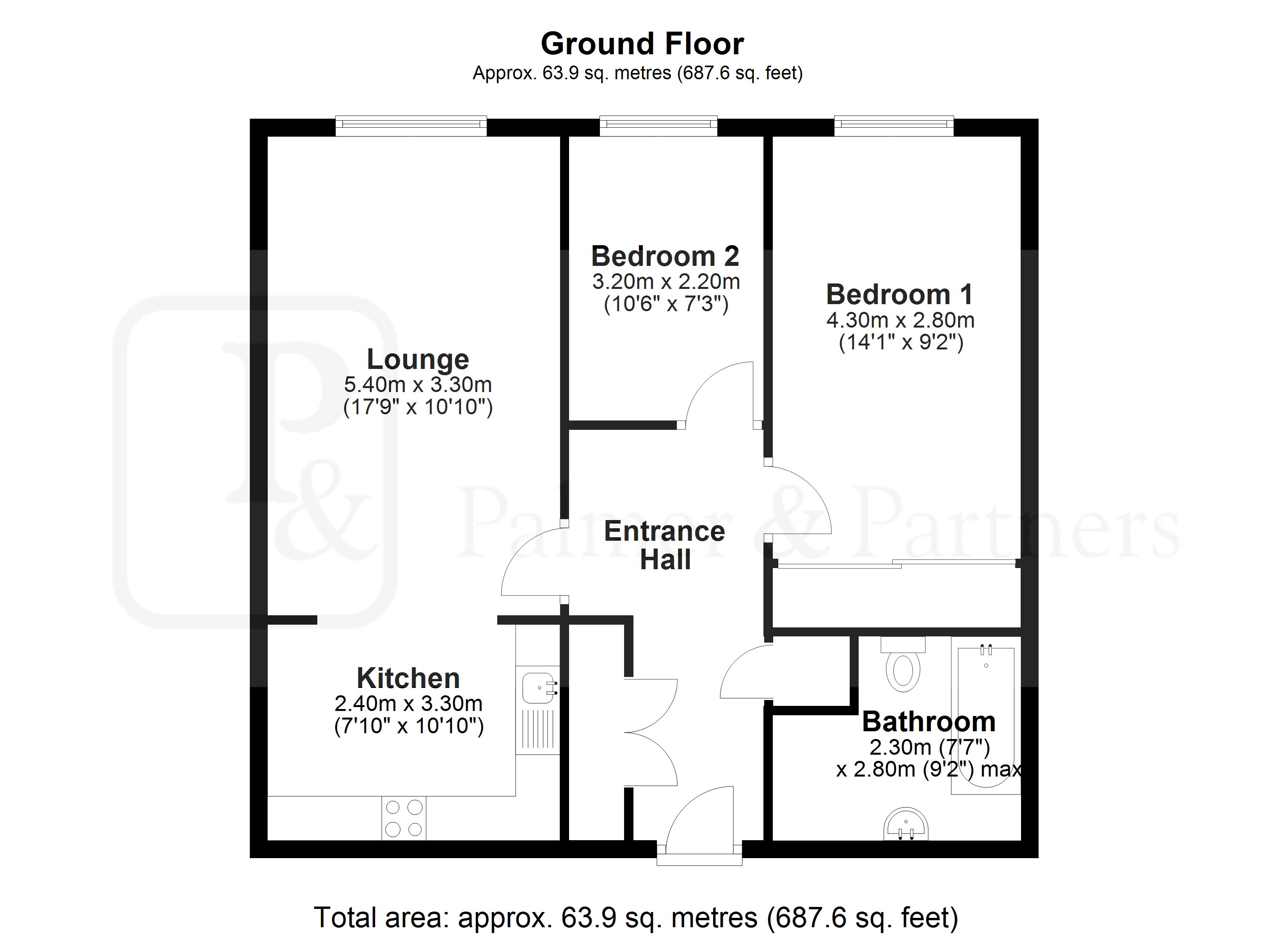 58, Godfreys Mews, Essex floorplan