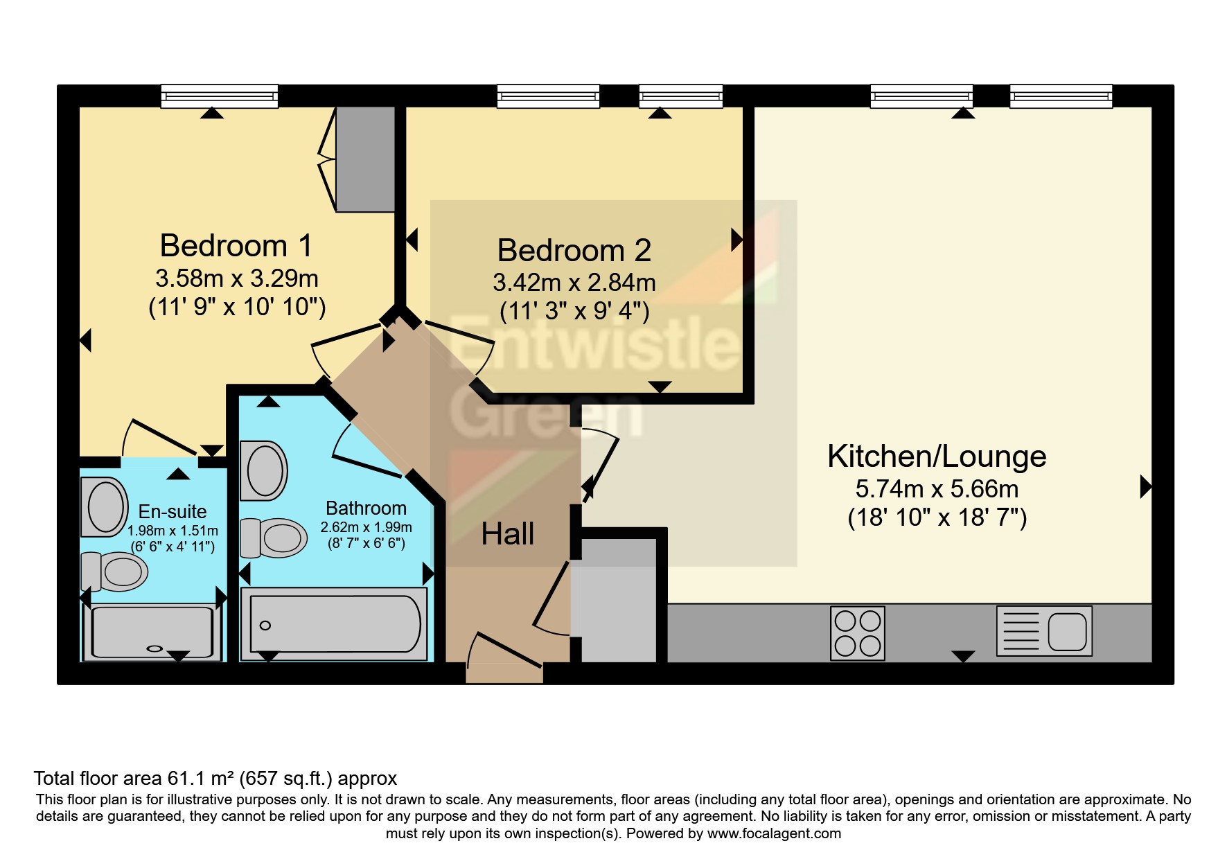 Apartment 705 Reliance House, 20, Water Street, Merseyside floorplan