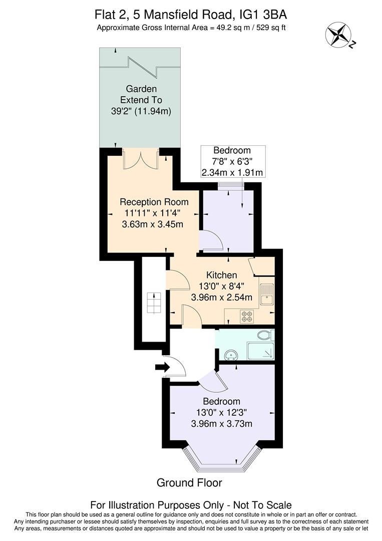 Mansfield Road, ILFORD, IG1 floorplan