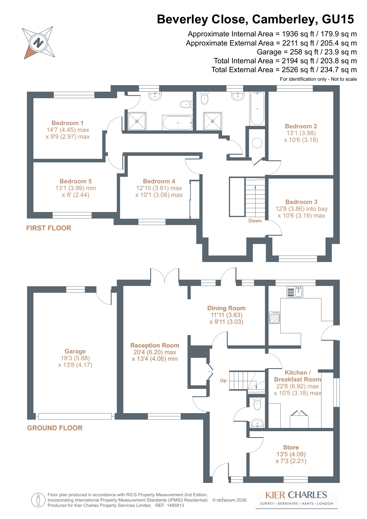 8, Beverley Close, Surrey floorplan