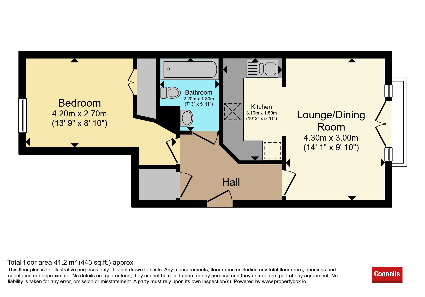 Flat 25, Duvall Court, Merton Road, Slough floorplan