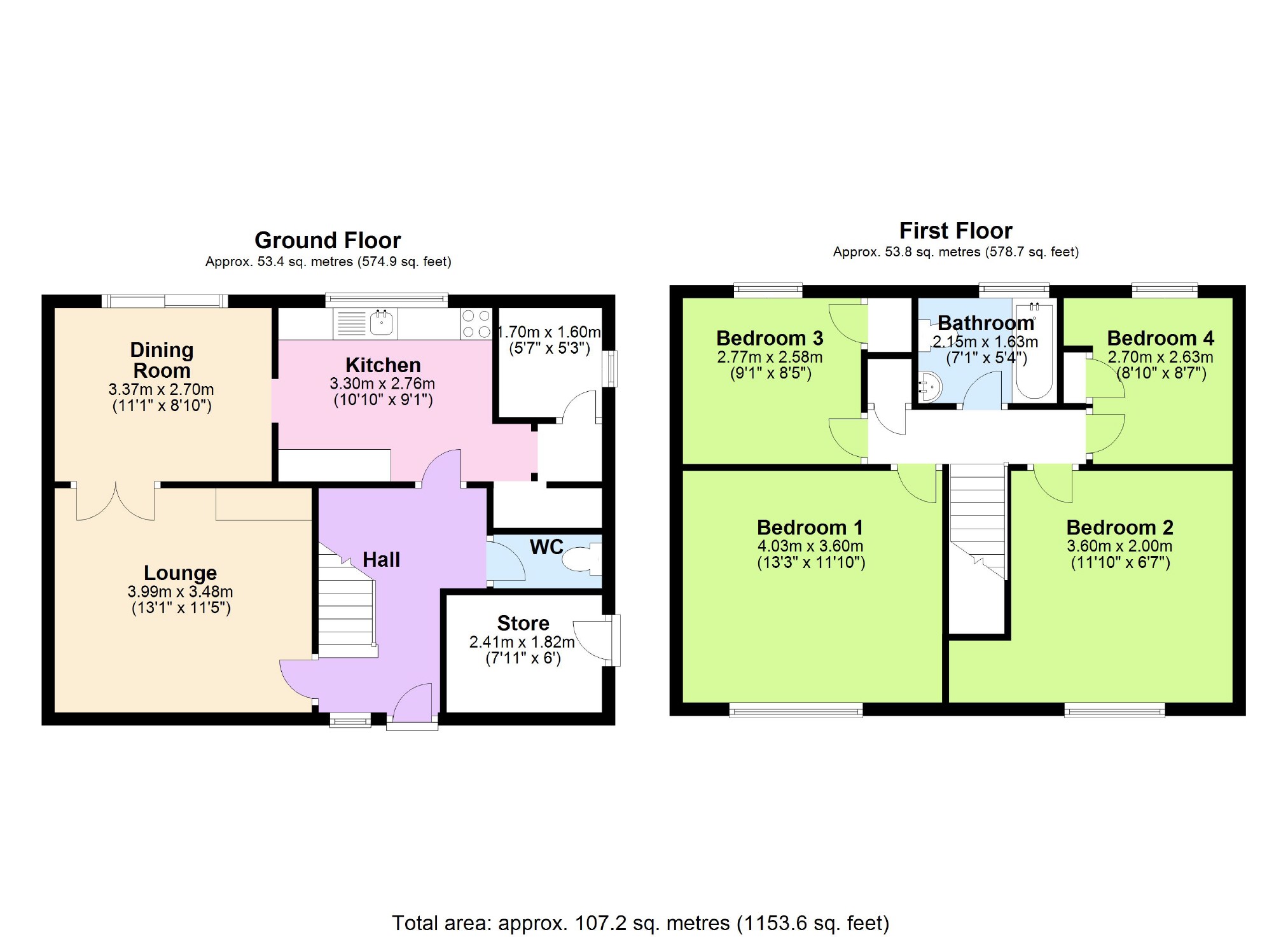 4 Bedrooms End terrace house for sale in Abbots Grove, Stevenage SG1