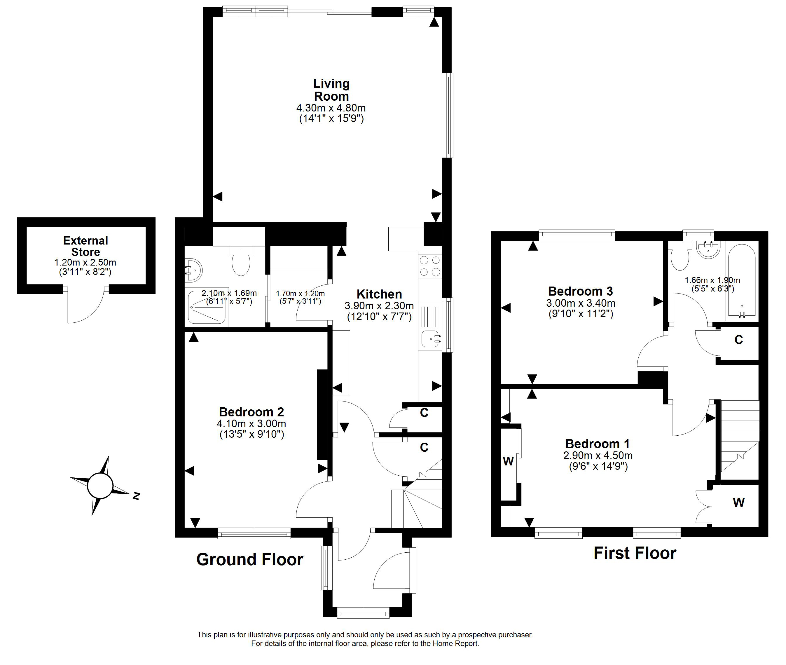 197, Telford Road, Crewe, Edinburgh floorplan