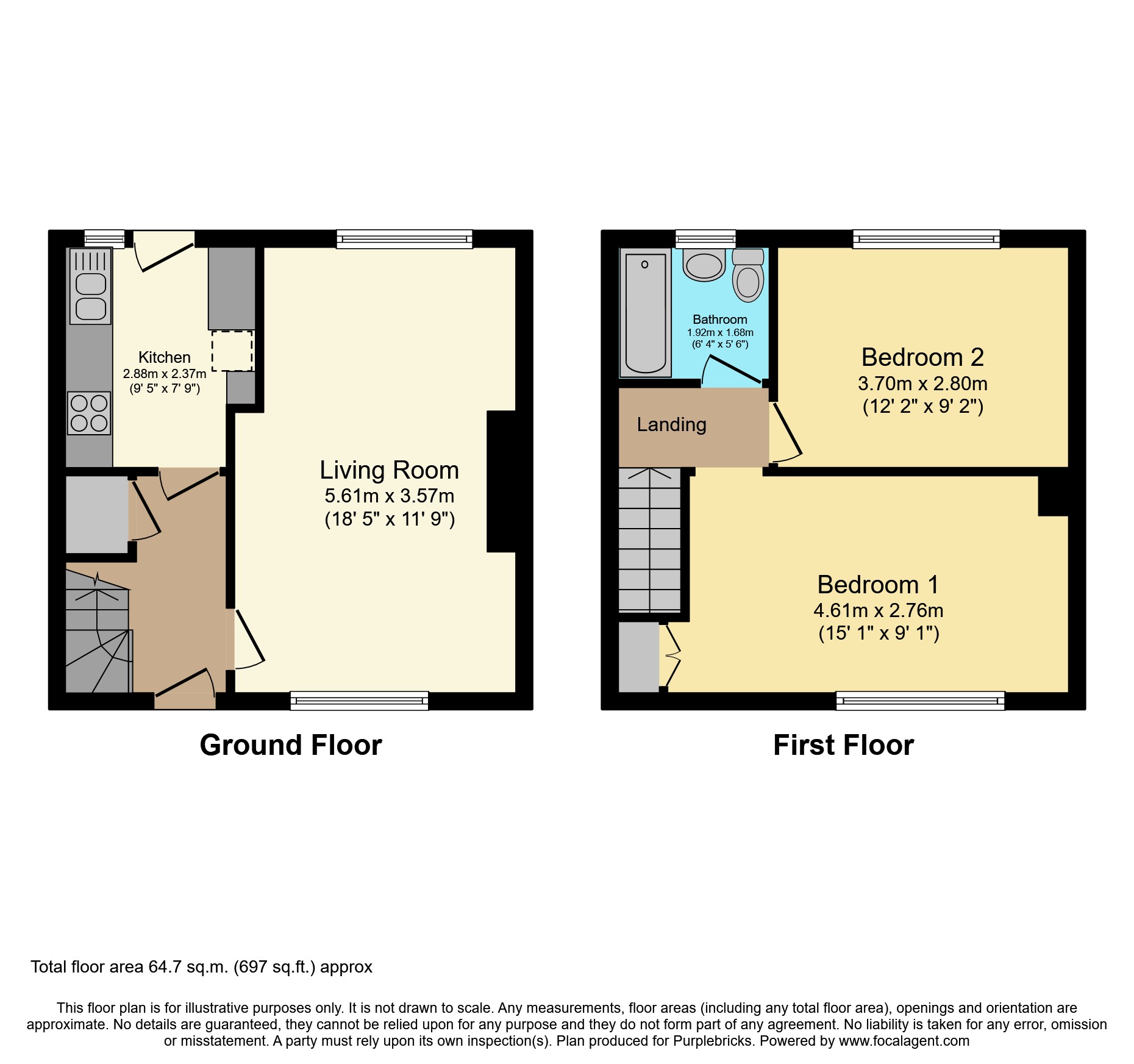 Mulberry Crescent, Leven KY8, 2 bedroom end terrace house for sale
