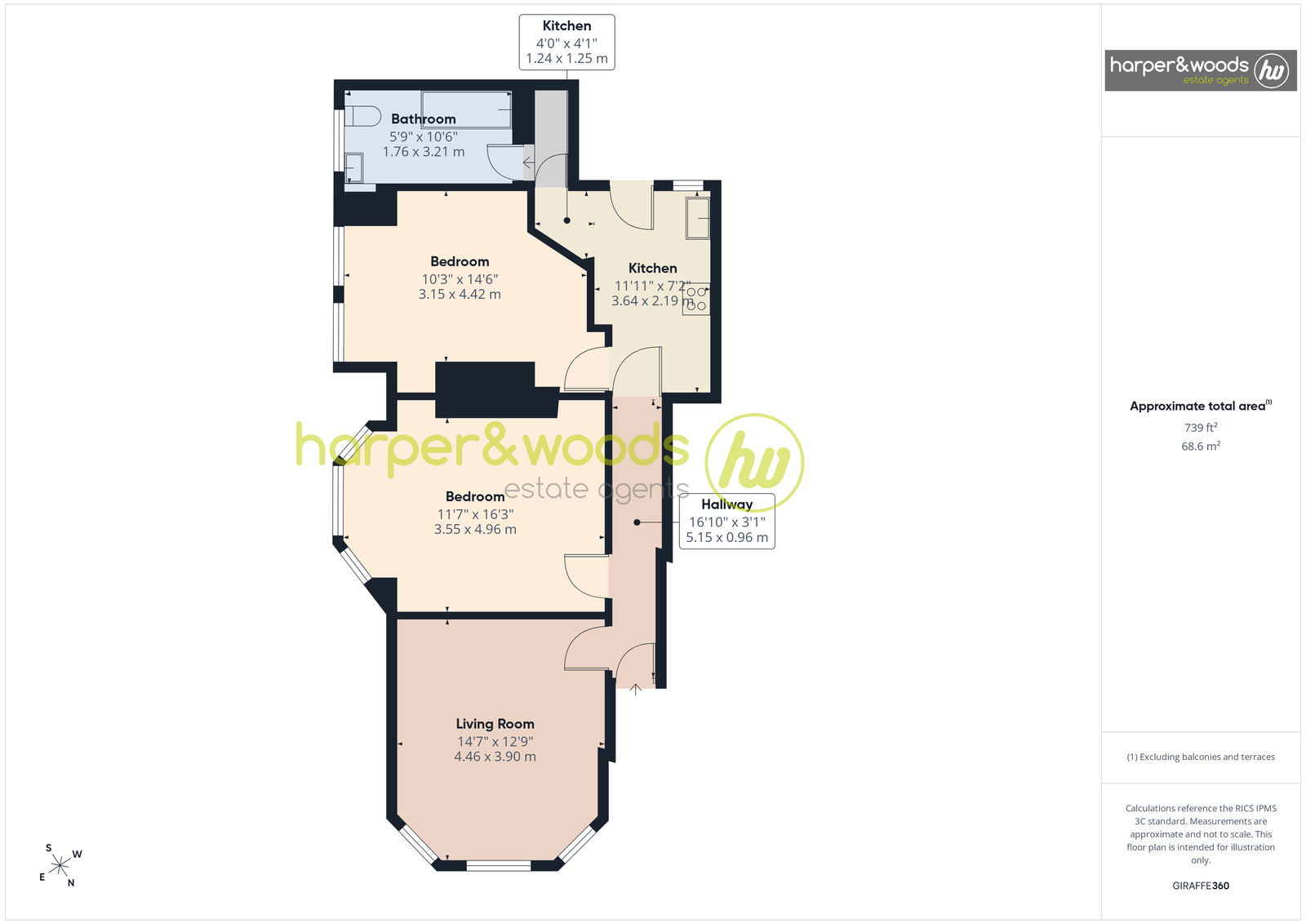 108,Flat 1, Magazine Lane, Wallasey floorplan