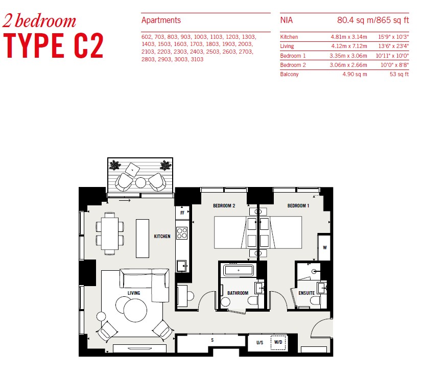 1603 - NP,, Canada Water, London, floorplan