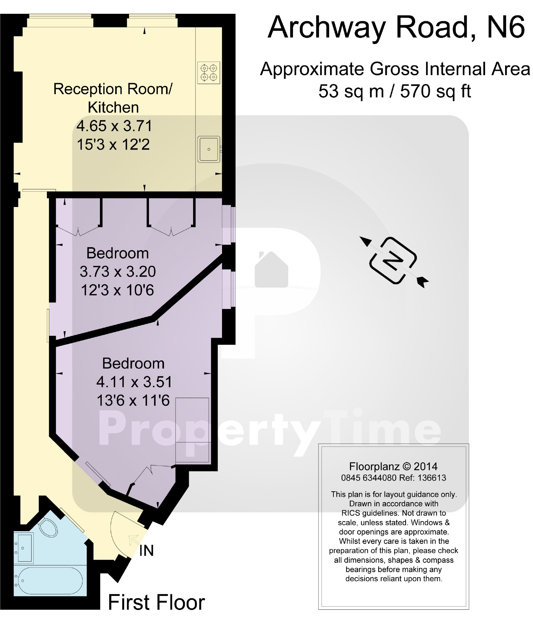 2 Bedrooms Flat to rent in Archway Road, Highgate, London N6