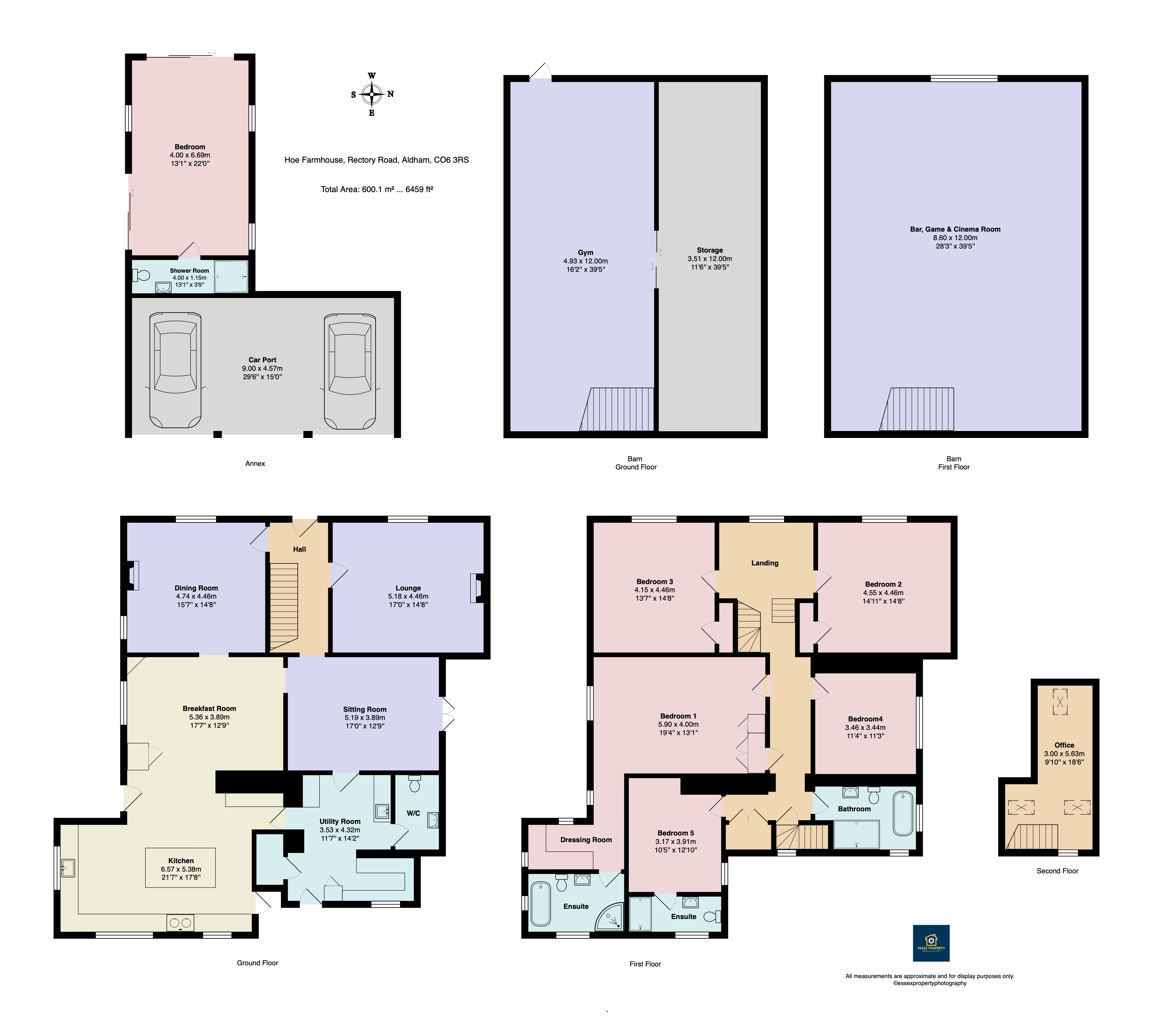 Hoe Farm House,, Rectory Road, Colchester floorplan