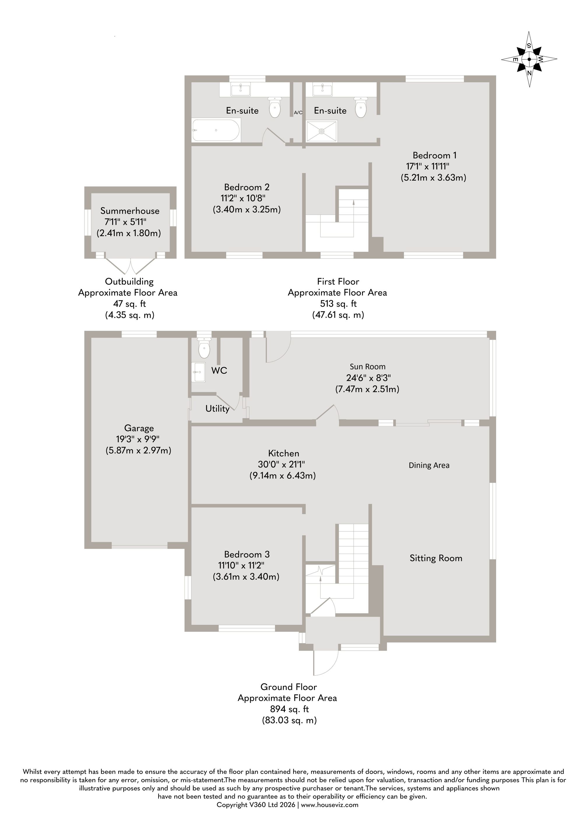 2 Queens Gardens, Hunstanton floorplan