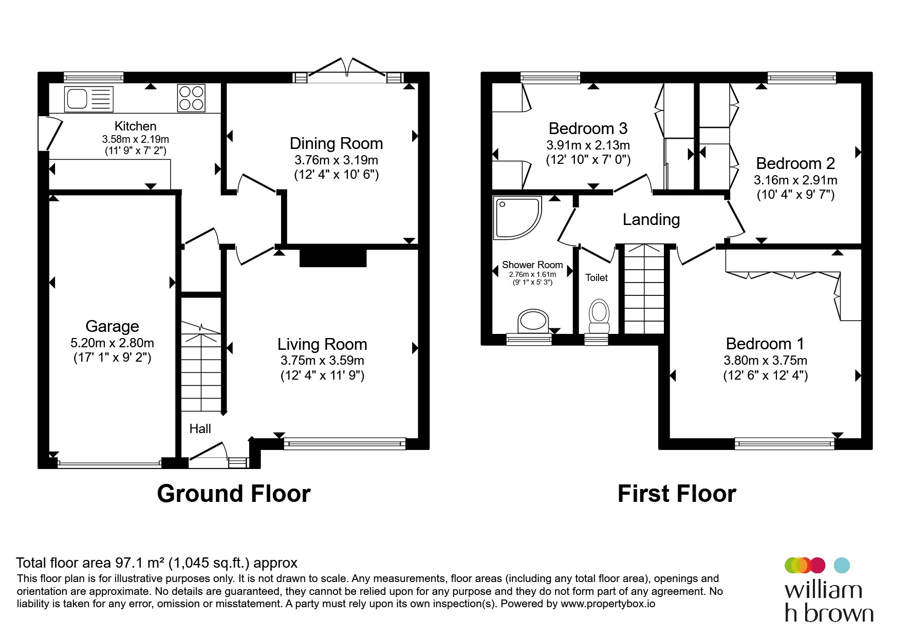15, Chevet Rise, Barnsley floorplan