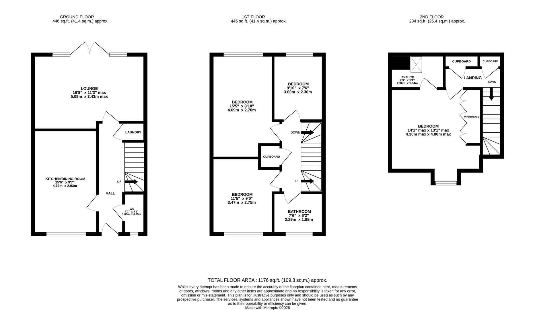 45, Alexander Road, Bristol floorplan