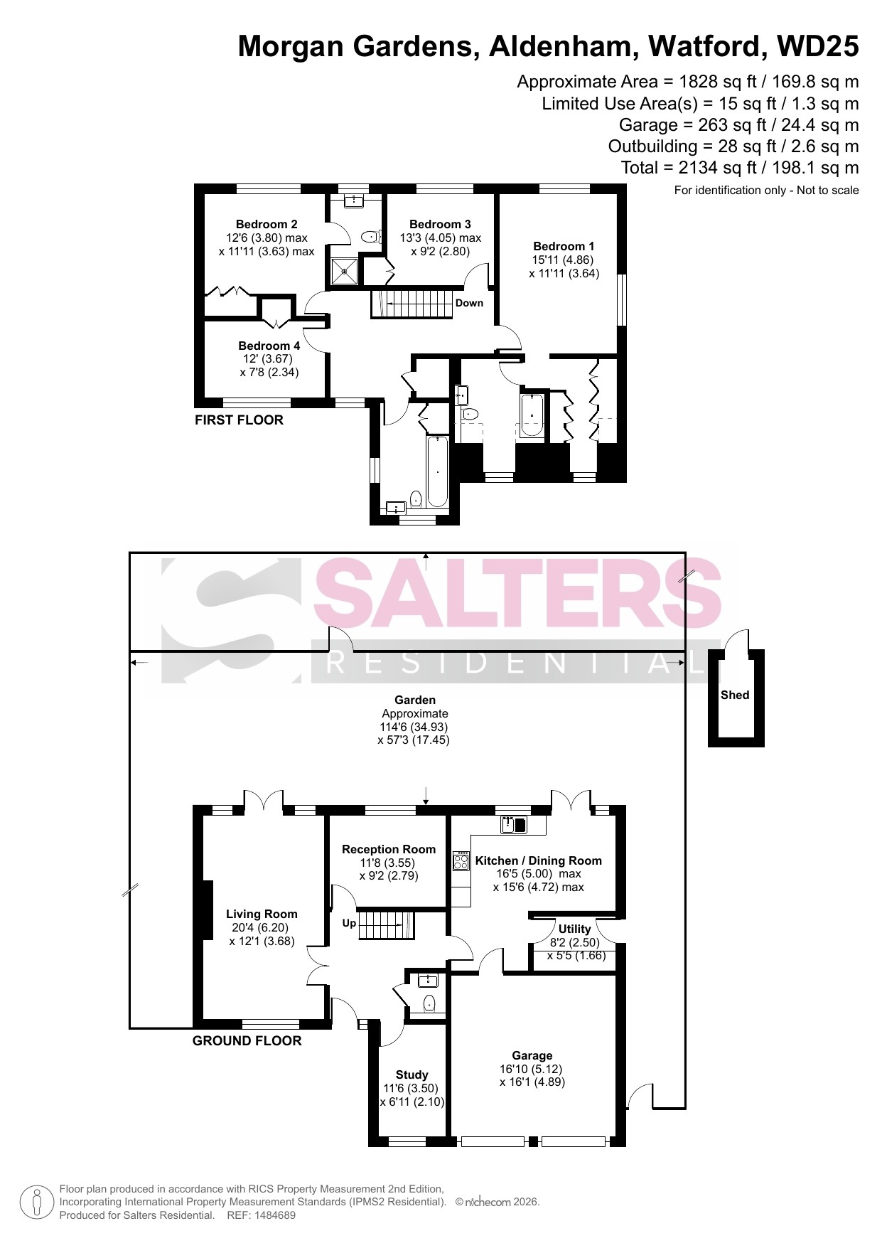 18 Morgan Gardens, Watford floorplan