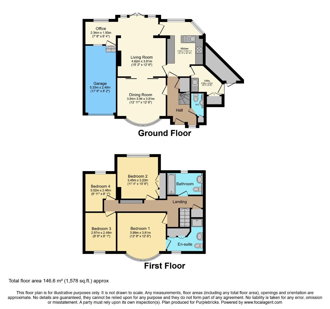 2A, Clarendon Street, Bedford floorplan