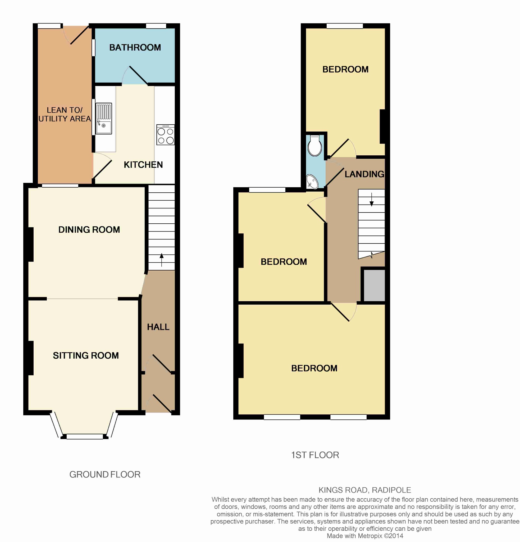 47 Kings Road, Weymouth, Dorset floorplan