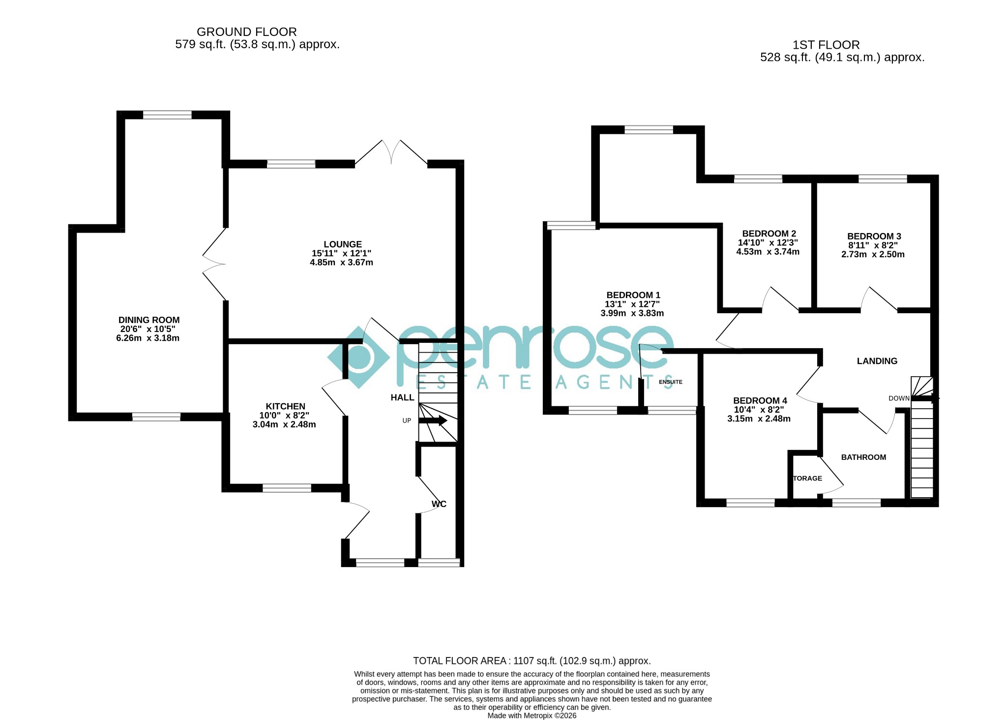 Luton, Bedfordshire floorplan