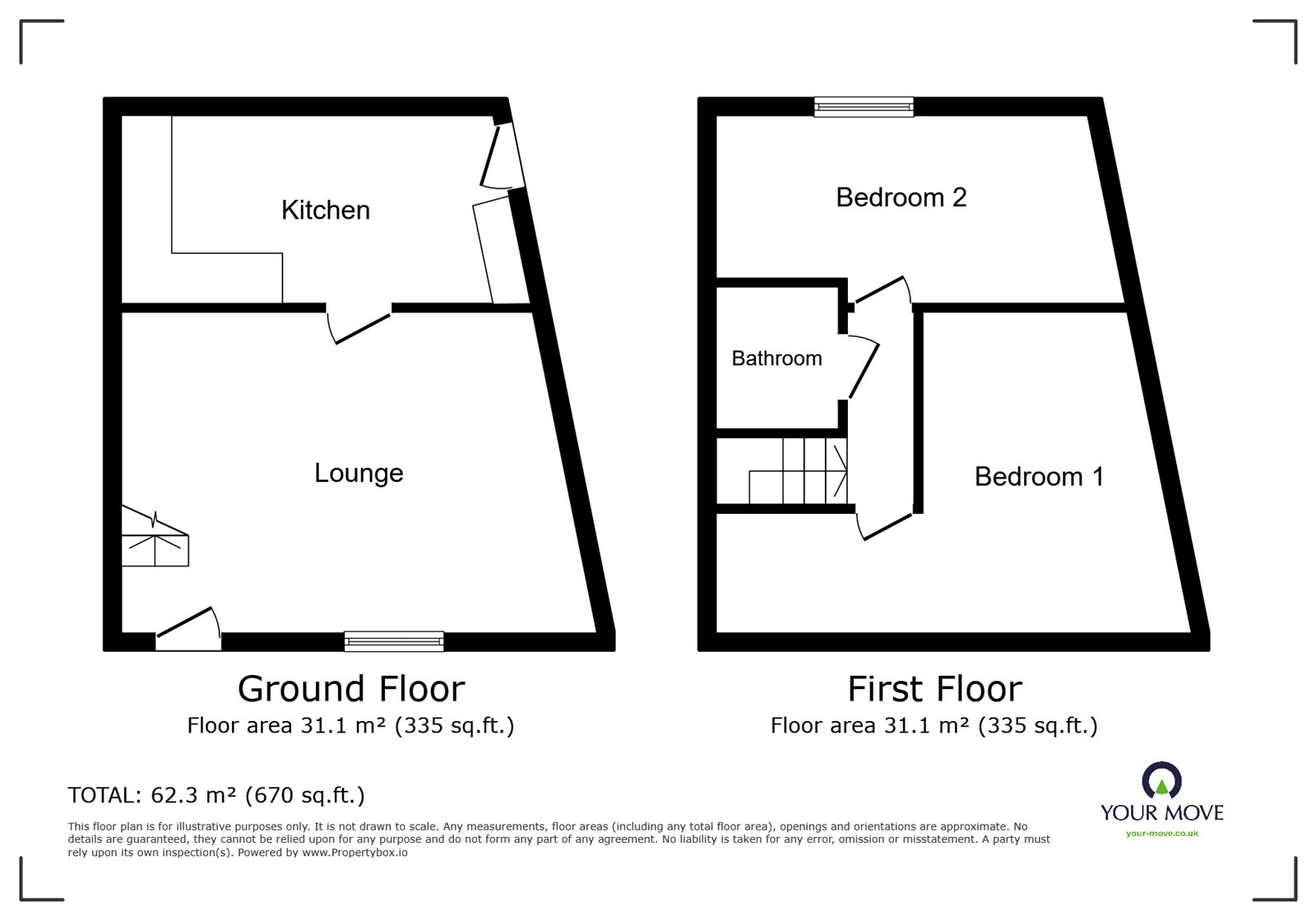 53A, High Street, Swadlincote floorplan