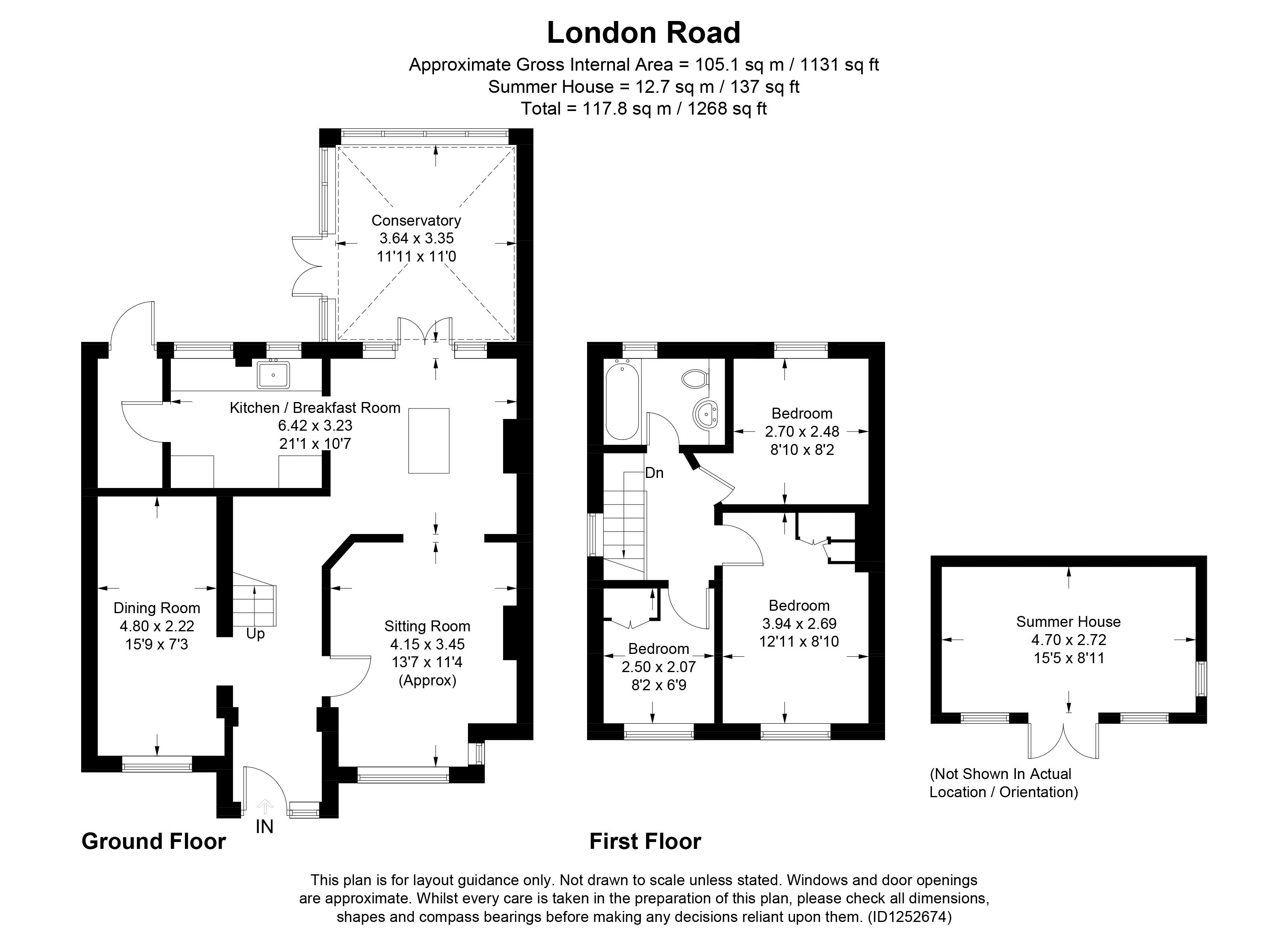 52, London Road, Aylesbury floorplan